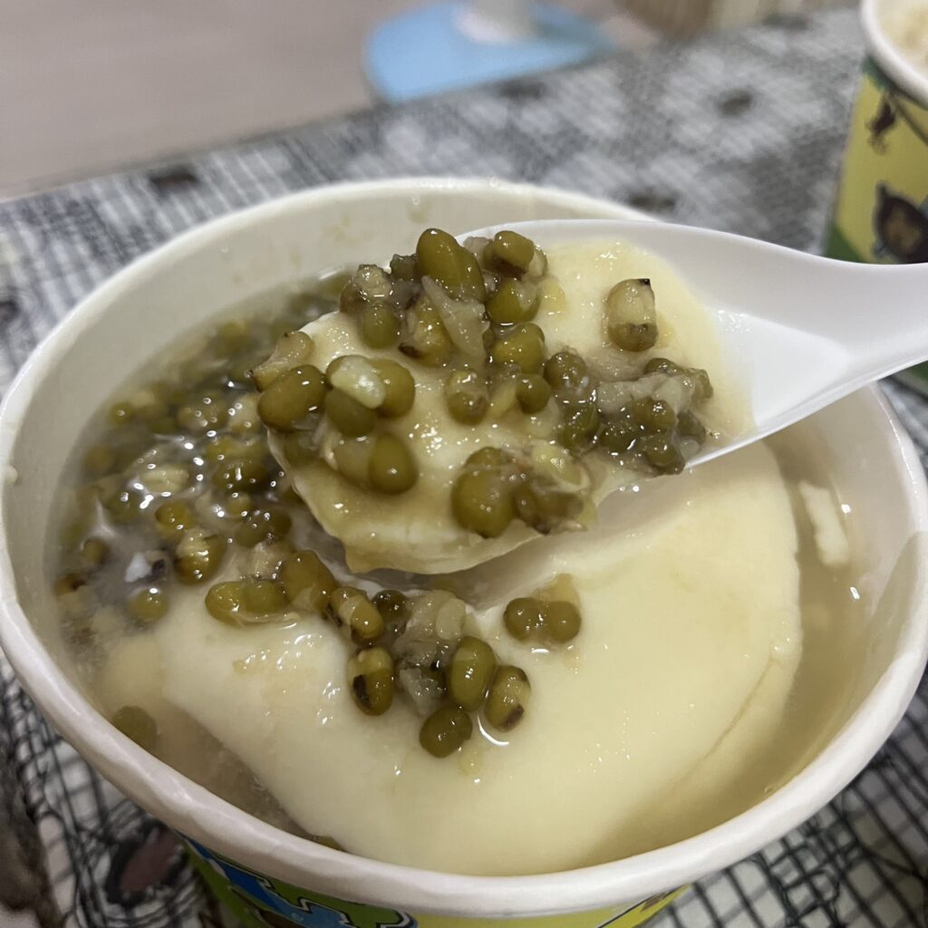 檸檬綠豆豆花