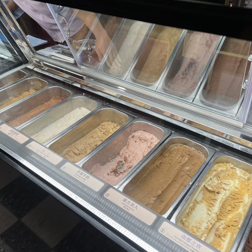 明治町冰淇淋冰淇淋展示